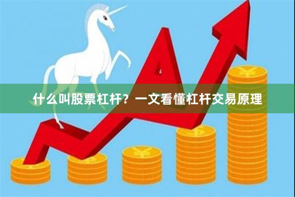 什么叫股票杠杆？一文看懂杠杆交易原理