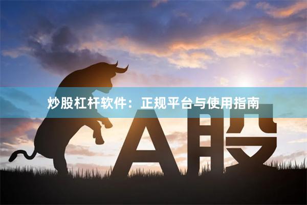 炒股杠杆软件：正规平台与使用指南